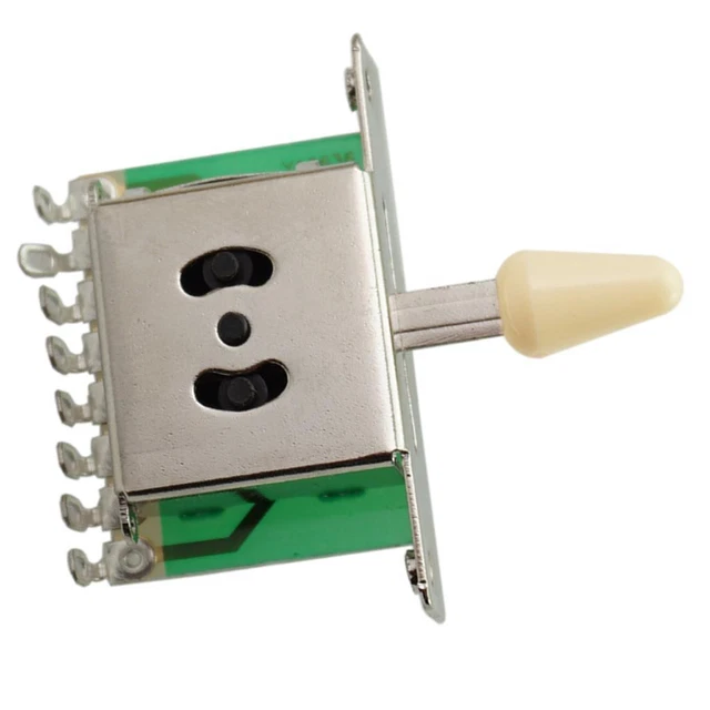 sélecteur de micro guitare 5 voies pour les pièces de guitare st sq crème