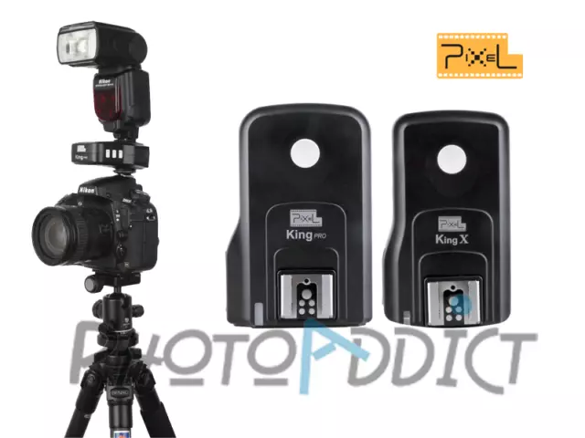 DESTOCKAGE - 50 % ! PIXEL KING PRO Emetteur/Recepteur Canon - Trigger flash