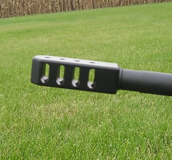 Aluminum Muzzle Brake .308 5/8-24 Thread – 3.5" Blank, Made In USA For Savage Axis