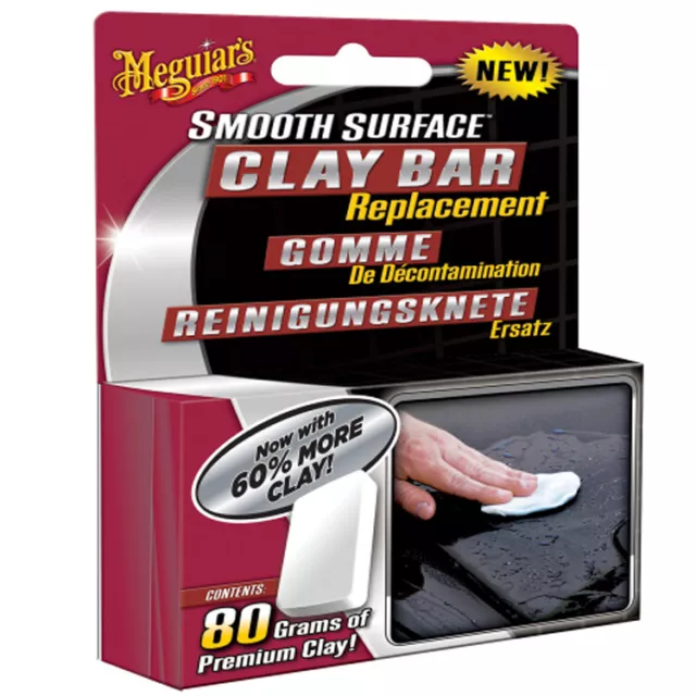 (198,75€/kg) Meguiars - Smooth Surface Replacement Clay Bar Reinigungsknete 80g