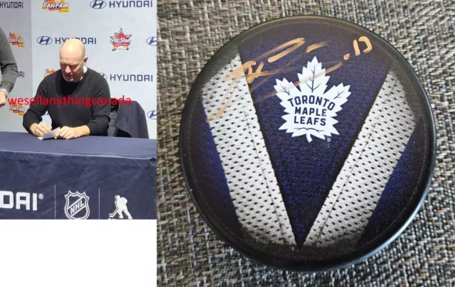 Mats Sundin AUTOGRAPHED Toronto Maple Leafs Puck