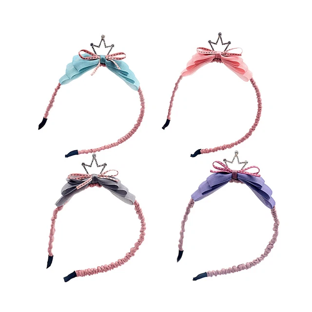 4 Pcs Fasce Per Con Fiocco Per Bambini Elastici Per Per Bambini