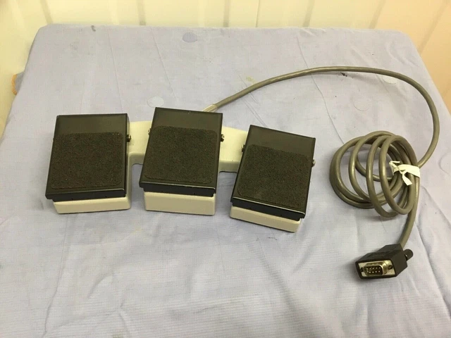 Philips Triple Pedal Foot Switch Ultrasound ie33/iu22 3300-0355-01 IPX-1