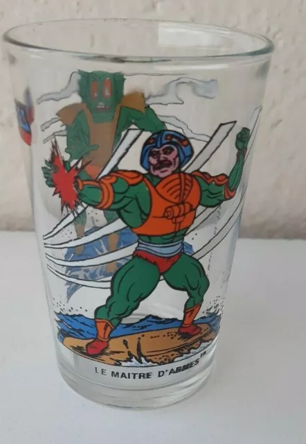 Ancien Verre A Moutarde Amora " Maitres De L'univers " Mattel 1985 Rare