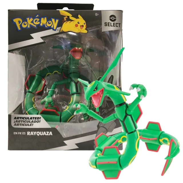 6-in. Pokemon Select Series 2 Rayquaza Action Figure Birthday Toy Gift Jazwares