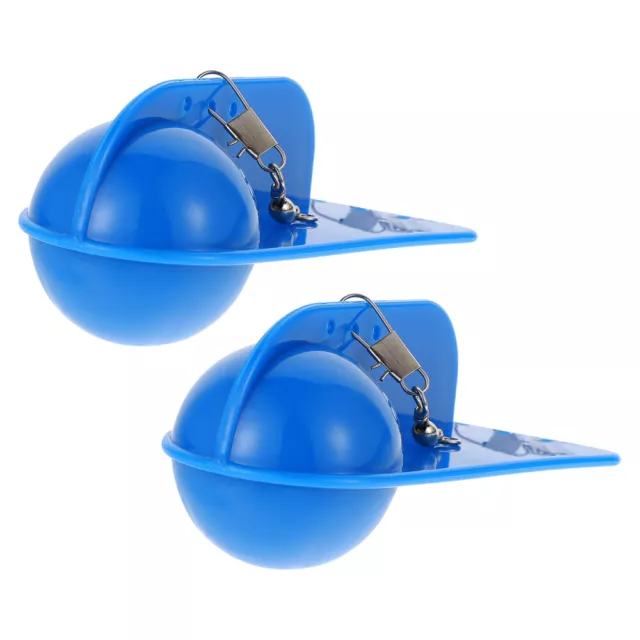 2 Pcs Blue Diving Board Fishing Bait - Plastic Trolling Bait for Sale