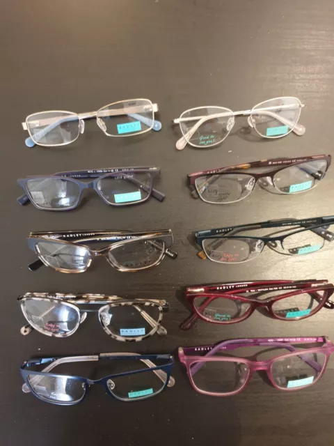 10 New Ladies Radley Designer Glasses Frames, No Cases