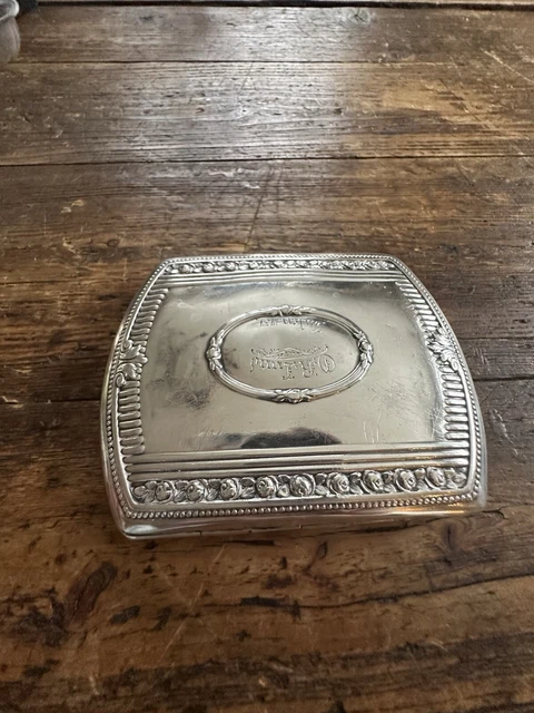 ALBERT SCHARNING 830S Silver cigarette box Norway Norwegian vintage estate 2253 EUR 165,92 - PicClick FR