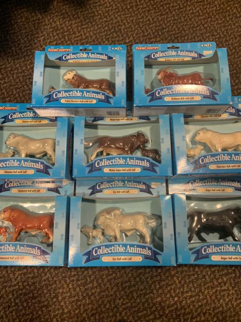 1995 ERTL Farm Country Collectible Animals FULL set New