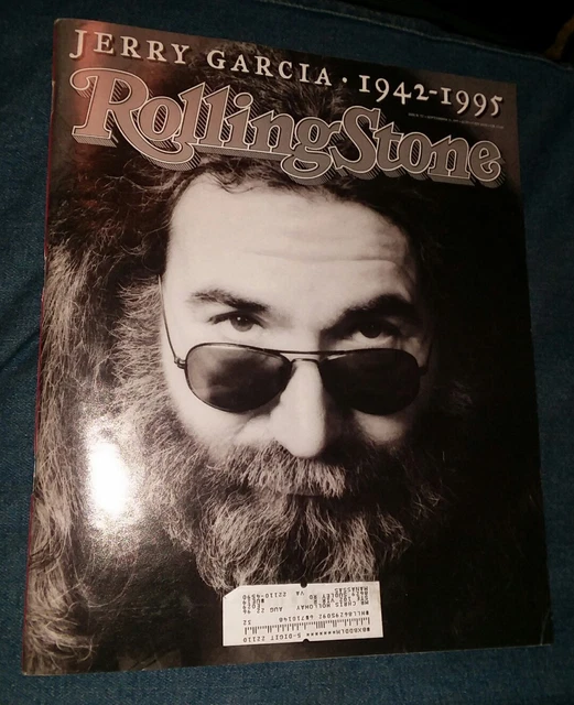 Jerry Stone ROLLING STONE, SEPTEMBER 21, 1995, #717, Jerry Garcia death 1942-1995 ...