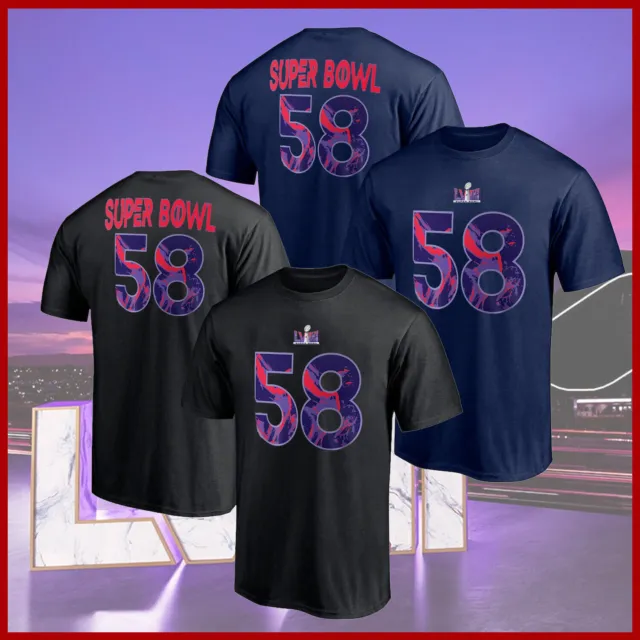 NEW!!! - 2024 Super Bowl LVIII Football Unisex T Shirt All Size Gift ...