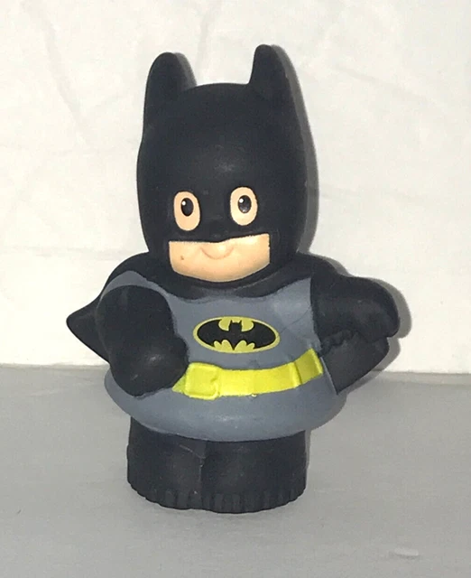 Fisher Price Little People Dc Super Friends Super Hero Batman Black Suit