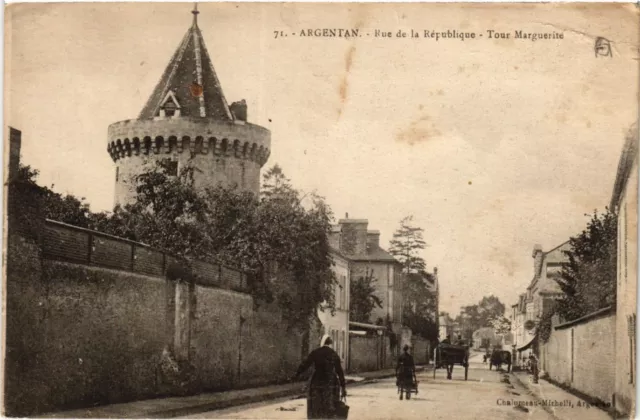 CPA ARGENTAN - Rue de la République - Marguerite Tower (435301)
