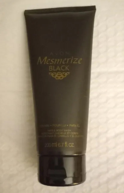 Avon Mesmerize Black Hair and Body Wash for Him 6.7 fl. oz.