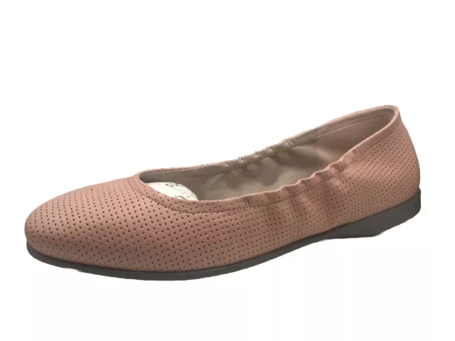 NIB ECCO Incise Enchant Ballerina Flats Women's EU Sz 41 US 10-10.5 Pink Muted