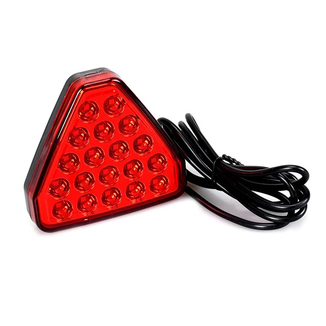 F1 Style 19 LED Warning Rear 3rd Strobe Flashing Blink Tail Brake Stop Light NEW