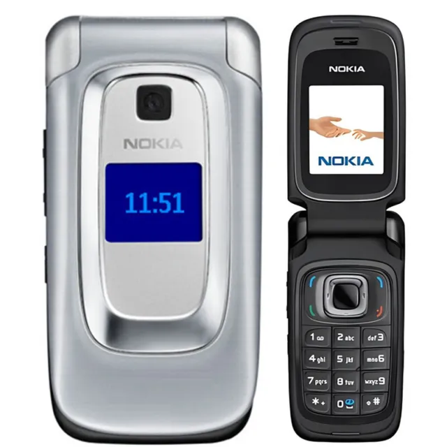 Original Nokia 6085 Phone 2G GSM 900/1800/1900/2100 Bluetooth Flip Cellphone