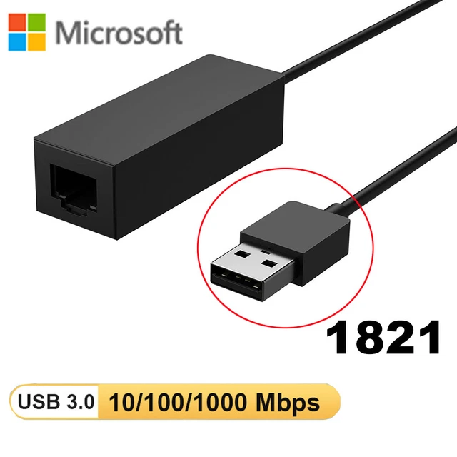 MICROSOFT SURFACE USB 3.0 A Gigabit RJ45 Adapter 1000Mbps for