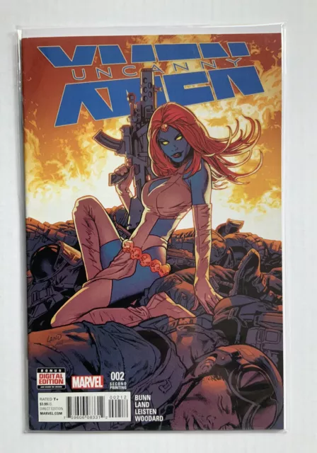The Uncanny X-Men #2 (vol. 4)  2nd Printing Bunn - Land  (Marvel 2016)