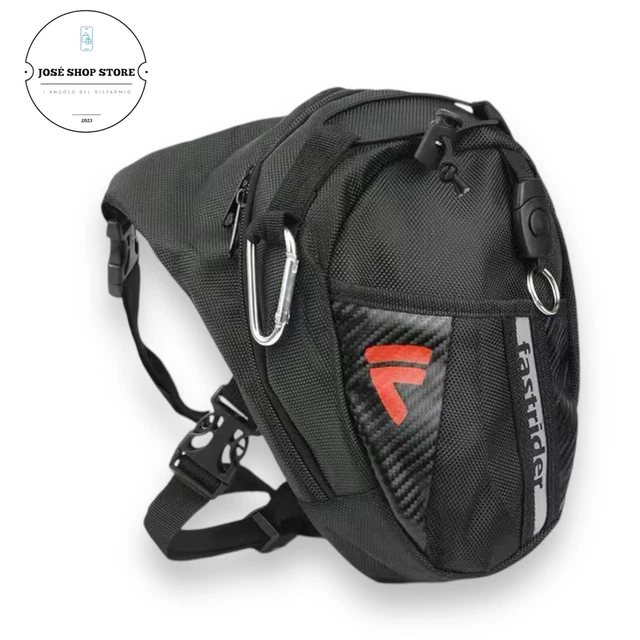 Marsupio Da Gamba Impermeabile Per Moto E Sport | Borsa Tattica Regolabile Con 4 Tasche - Foto 6