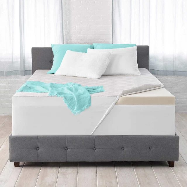 Novaform 3 in. Comfort Grande Plus Gel Memory Foam Mattress Topper