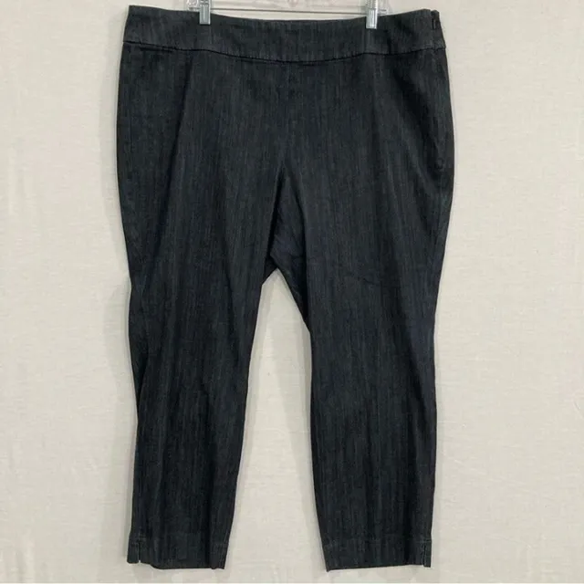Nic + Zoe Dark Wash Soft Stretch Slim Leg Pull-on Jeans/Pants size 20W
