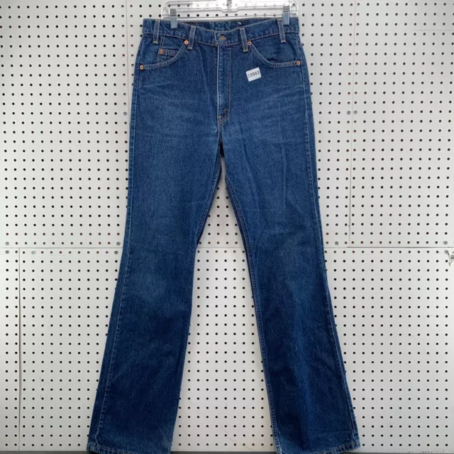 Vintage 90s Levi’s 517 Orange Tab Bootcut Denim Jeans USA Made Mens 32x35