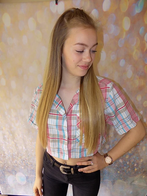 Camicia western a quadretti vintage rielaborata ritagliata su misura abbigliamento festival