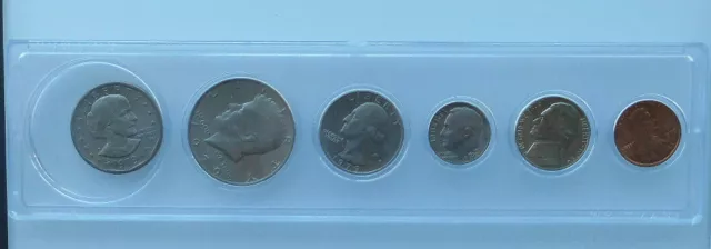 1979 Six Coin United States Year Set, Birth Year or Birthday Set About Unc