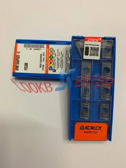 10PC/BOX New KORLOY APMT1604PDER-Q PC5300 Carbide Inserts CNC TOOL