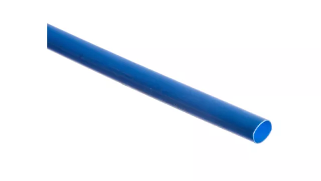 Tubo retráctil térmico de pared delgada CR 6.4/3.2 - 1/4 pulgada azul /1m/ 8-7086 /50 piezas/ /T2UK