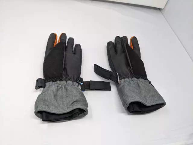 Cold front Tech Wear Ski Gloves Kids 4-7 Gray 3M Thinsulate Waterproof