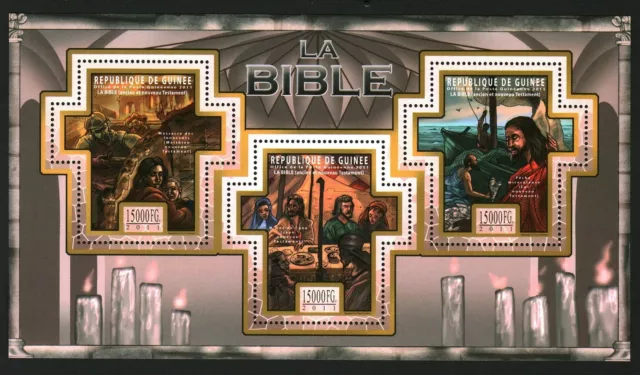 Guinea 2011 Stamps Sheet The Bible Stories MNH #15820