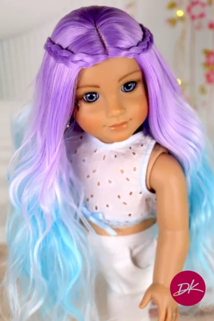 Custom American Girl Doll Wig "Arwen: 10-11 size wig| GOTZ |Blythe| OG 3