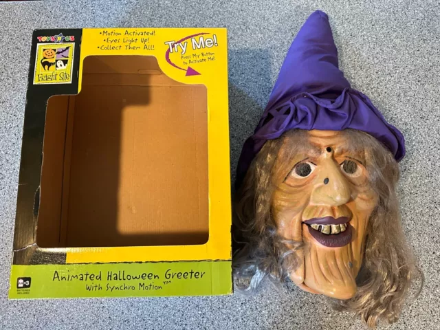 Fright Site Animated Halloween Greeter Witch Toys R Us Synchro Motion 2000