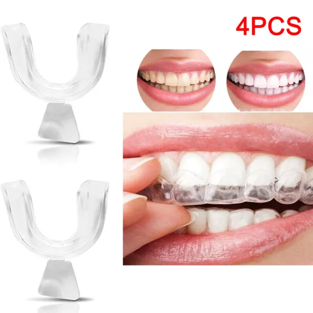 4Pcs Silicone Night Mouth Guard for Teeth Clenching Grinding Dental Mouth T'y G1