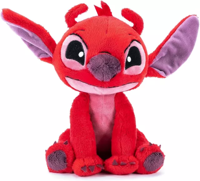 Peluche Leroy di Lilo e Stitch 25 cm Disney Simba Rosso