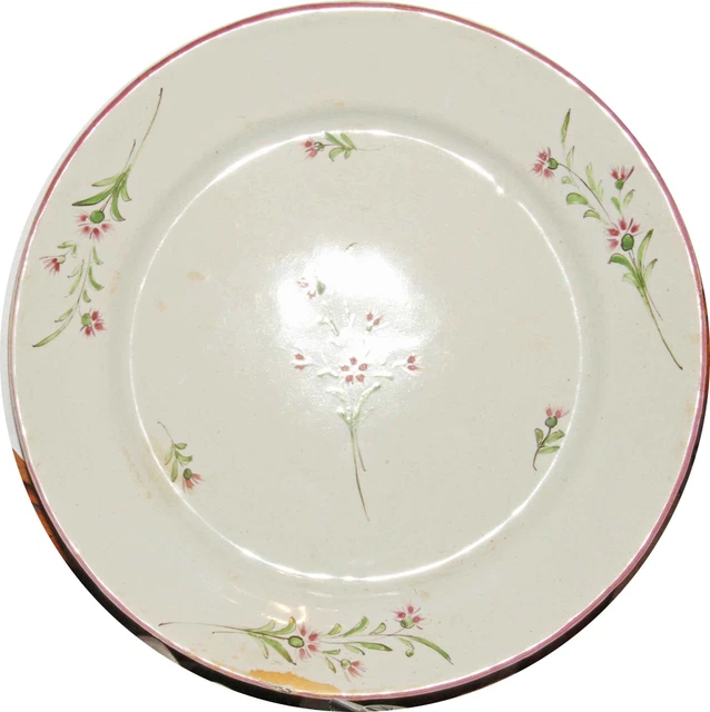 Assiette Faïence de SCEAUX, 18°siècle - manufacture de la CHAPELLE VERS 1750-70