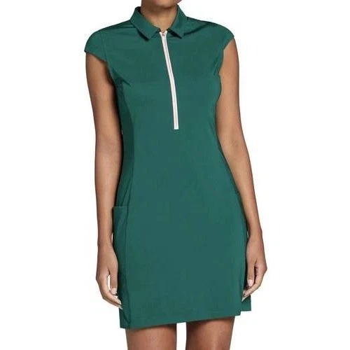 lady hagen golf dresses WALTER P11 Dress XXL NWT Forest Green Zip Polo Sporty Preppy Athletic $57.91 occasion 2026 08 fall 1