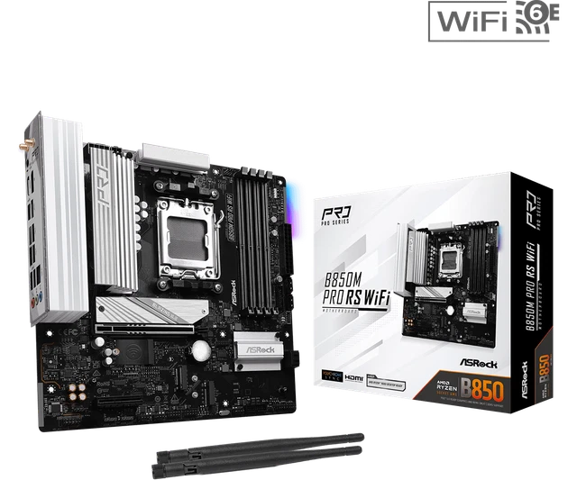 MB ASRock AMD AM5 B850 Pro RS WiFi