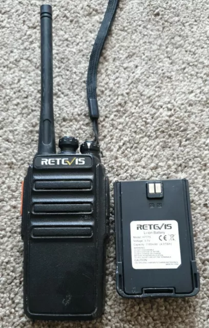 Retevis RT24 Walkie Talkie PMR446 Two Way Radio 16 Channels Please Read Listing