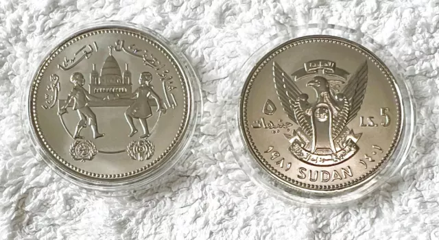 Rare Sudan Pound .999 Silver Layered Coin - Add to Your Collection!