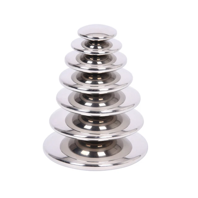 LEARNING ADVANTAGE CTU72217 Sensory Silver Reflective Buttons Set Of 7