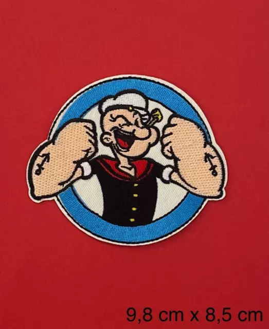 Bügelbild, Aufbügler, Aufnäher, Patch, Flicken für POPEYE* Fans/MATROSE/MUSKELN