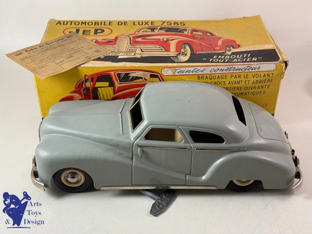 jouet mecanique Voiture Fourgon ancien tole Wells O London 1920