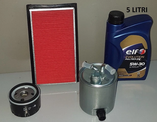 KIT TAGLIANDO NISSAN QASHQAI J11 DAL 2014 1.5 DCI 3 FILTRI 5 - Foto 10