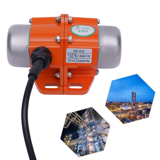 Vibratore asincrono vibrazione motore a vibrazione 220 V 40 W 1 fase 3000 RPM CA