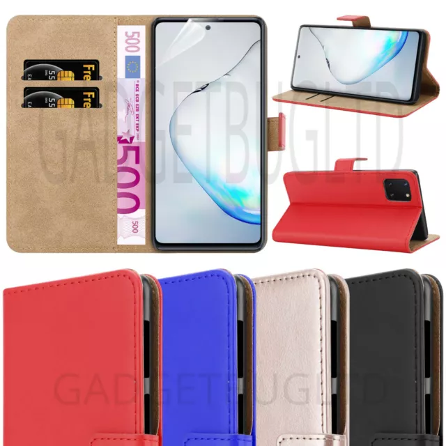 CASE FOR SAMSUNG GALAXY NOTE 10 LITE Pu LEATHER SHOCKPROOF WALLET FLIP