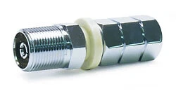 RoadPro Heavy-Duty Chrome Plated Antenna Stud with SO-239 Connector CB Antenna