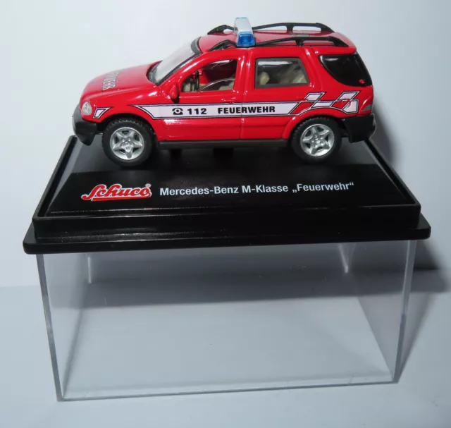 Die Cast Schuco Mb Mercedes-Benz M-Klasse Feuerwehr Pompiers  112 1/72 In Box